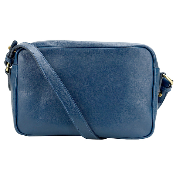 IL BISONTE Heritage BCR199 Shoulder Bag Blue - Picture 2 of 9